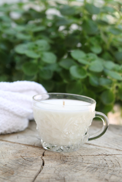 Recycled Teacup Candles