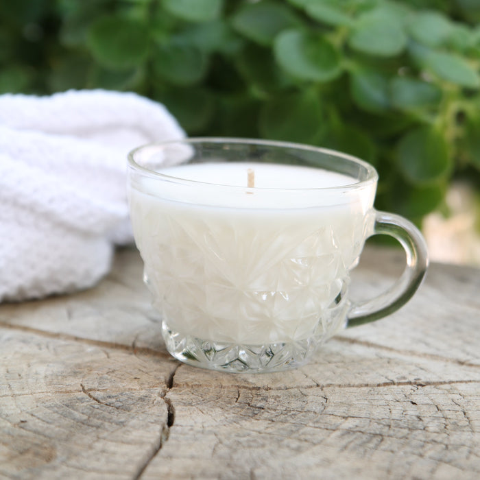 Recycled Teacup Candles