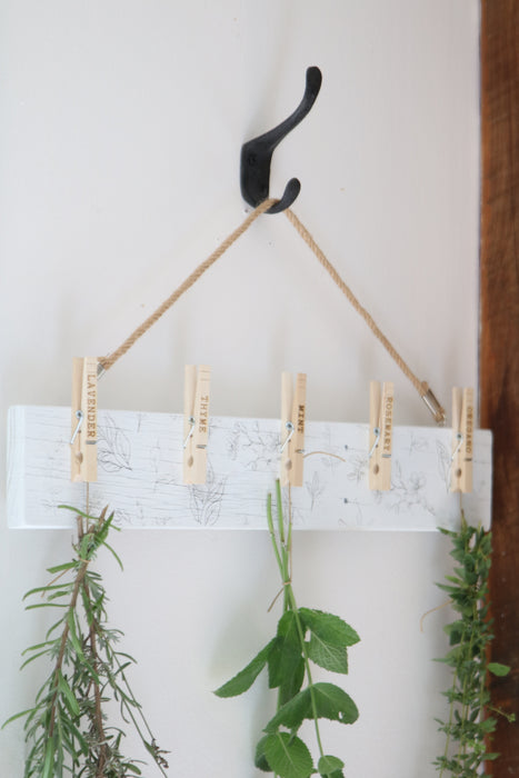 Reclaimed Wood Herb Drying Board