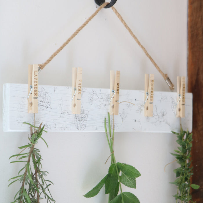 Reclaimed Wood Herb Drying Board