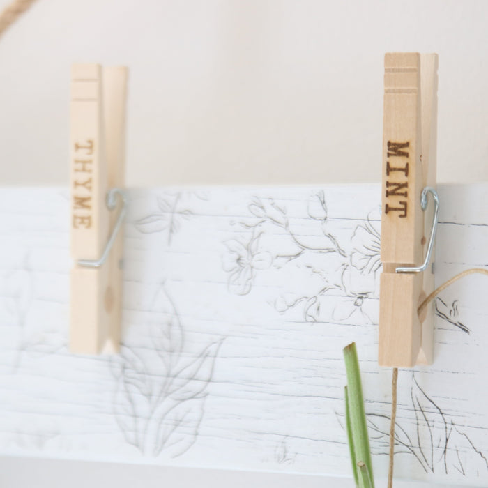 Reclaimed Wood Herb Drying Board