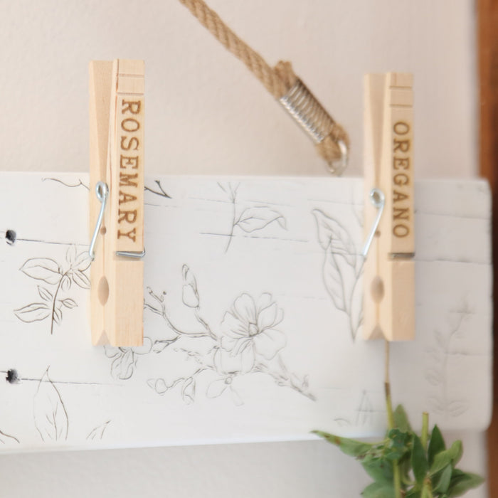 Reclaimed Wood Herb Drying Board