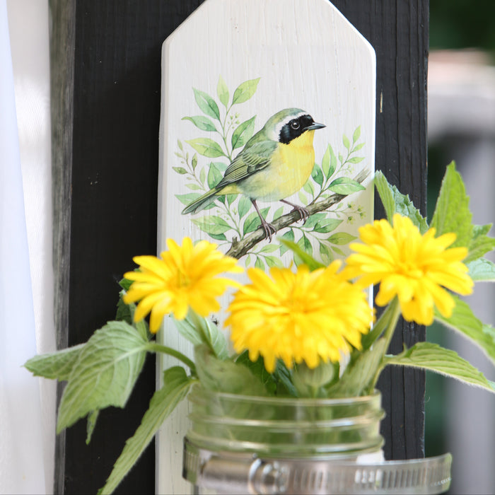 Reclaimed Wood Wall Vase Holder