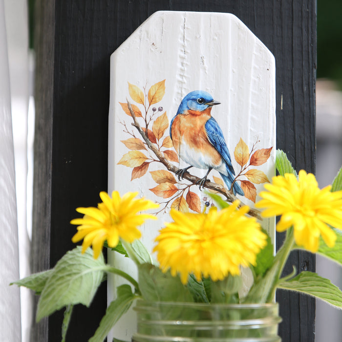Reclaimed Wood Wall Vase Holder