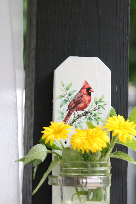Reclaimed Wood Wall Vase Holder
