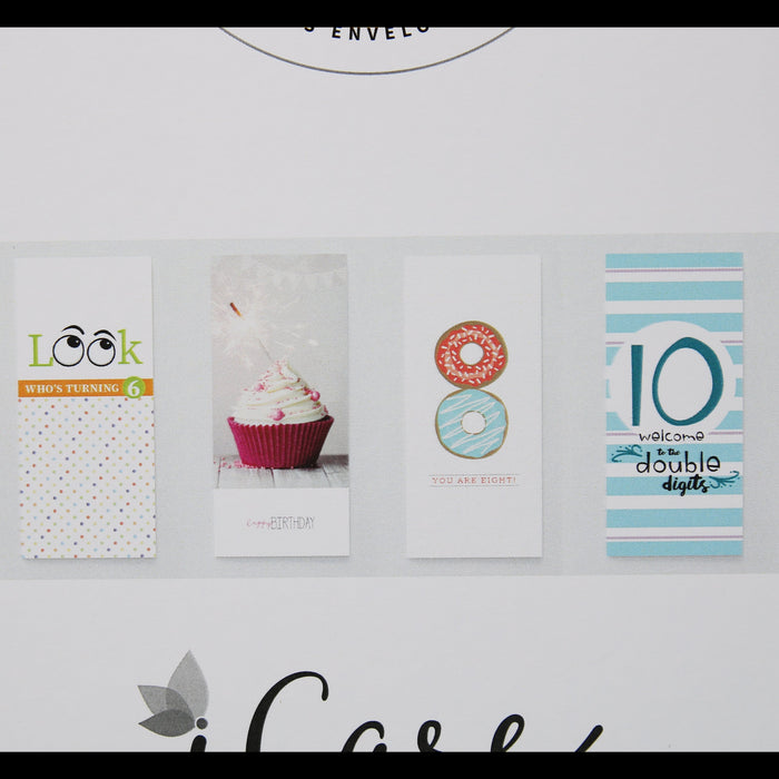 Age Specific Birthday Cards — 10 Pack