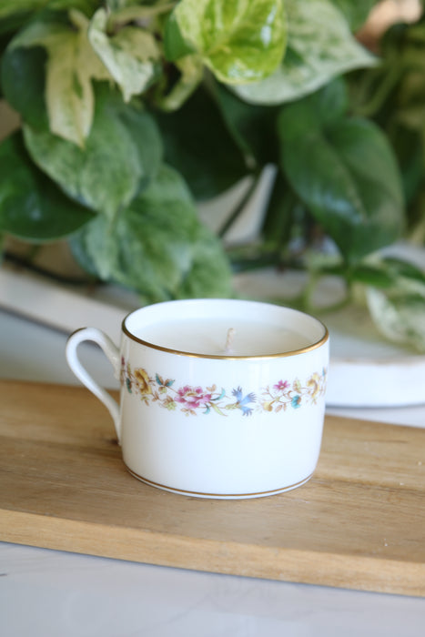Recycled Teacup Candles