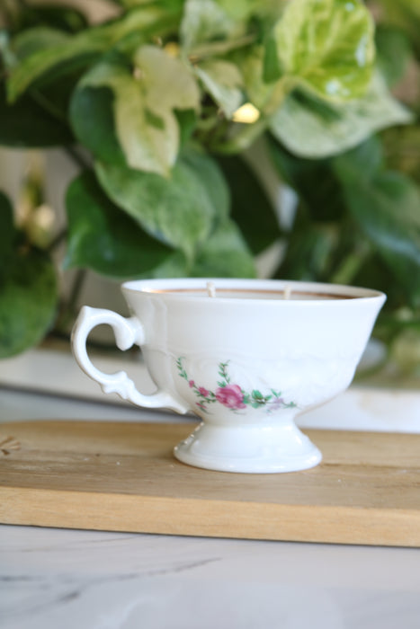 Recycled Teacup Candles