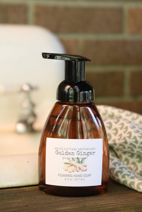 Foaming Hand Soap | 8 oz Amber Bottle | Essential Oils & Clean Fragrances