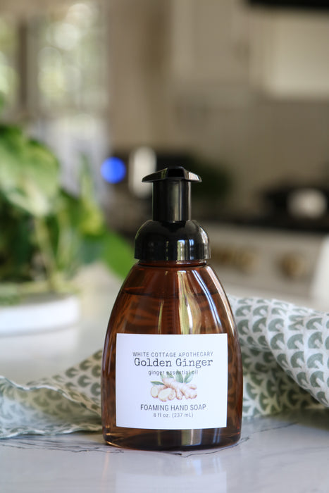 Foaming Hand Soap | 8 oz Amber Bottle | Essential Oils & Clean Fragrances