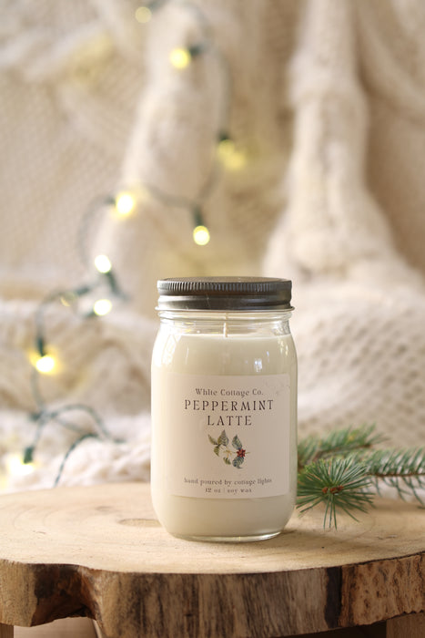 Christmas & Winter Soy Candles | 12 oz Hand-Poured Candles | 6 Seasonal Scents