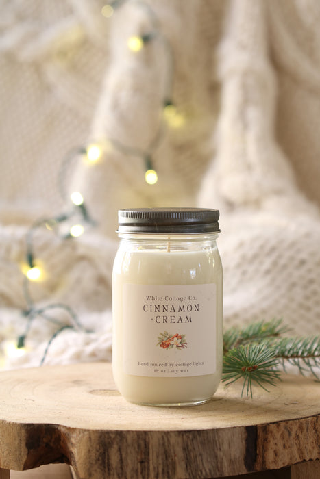 Christmas & Winter Soy Candles | 12 oz Hand-Poured Candles | 6 Seasonal Scents