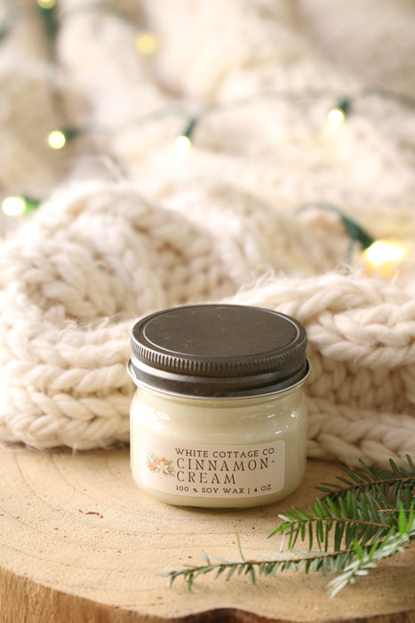 Set of 6 Hand-Poured 4 oz Candles | Christmas & Winter Soy Candle Bundle | Seasonal Gift Set