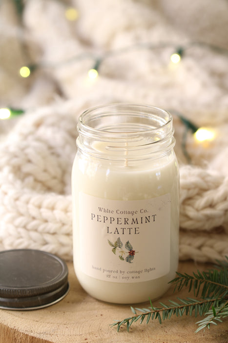 Christmas & Winter Soy Candles | 12 oz Hand-Poured Candles | 6 Seasonal Scents