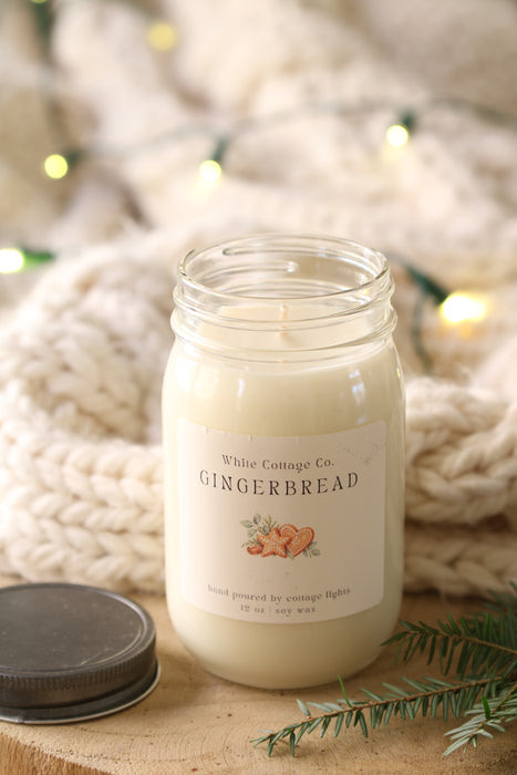 Christmas & Winter Soy Candles | 12 oz Hand-Poured Candles | 6 Seasonal Scents