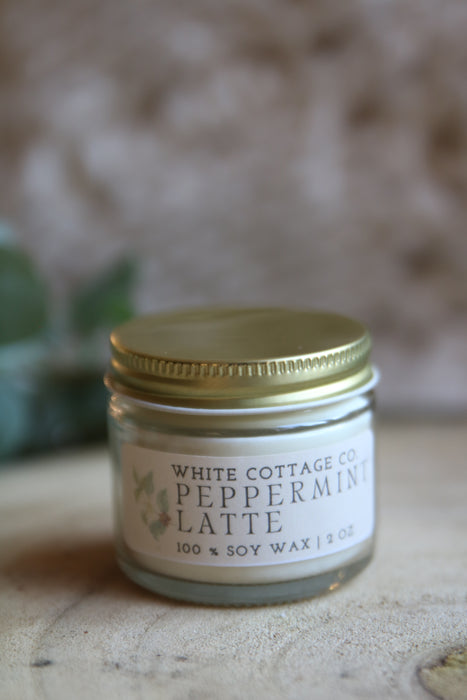 Set of 6 Hand-Poured 2 oz Candles | Christmas & Winter Mini Soy Candle Gift Set | Boxed Holiday Gift