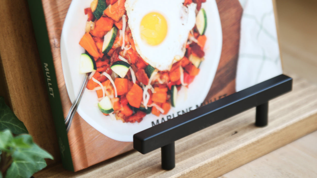 Wooden Cookbook Stand