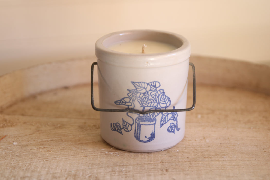 Recycled Winter Teacup Candle - Cranberry Marmalade