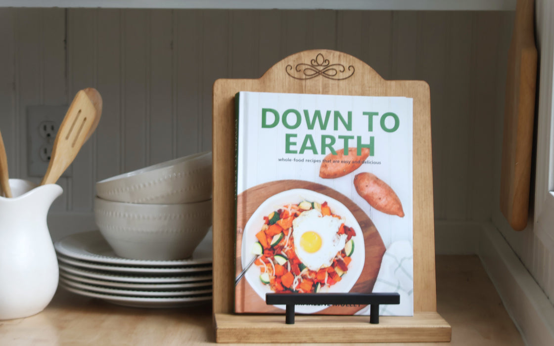 Wooden Cookbook Stand