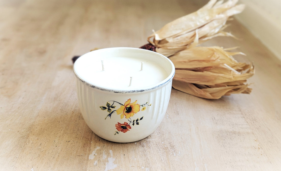 Recycled Teacup Candle - Mulled Cider