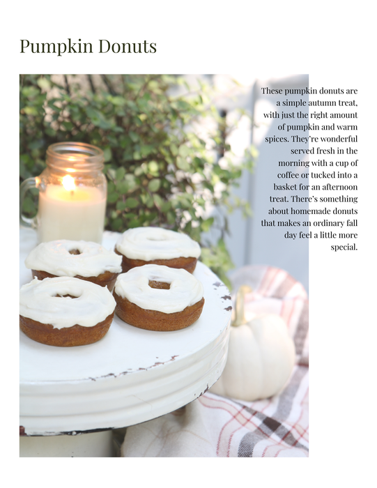 White Cottage Fall | Digital Ebook
