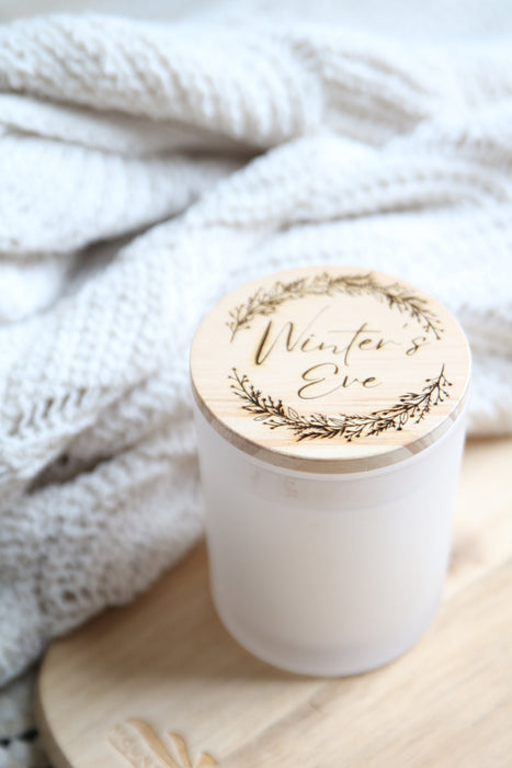 7 oz. Frosted Jar Candle - Winter's Eve