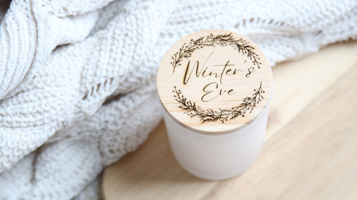 7 oz. Frosted Jar Candle - Winter's Eve